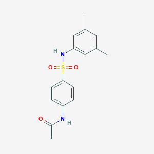 molecular formula C16H18N2O3S B495399 N-[4-[(3,5-dimethylphenyl)sulfamoyl]phenyl]acetamide CAS No. 335416-35-8