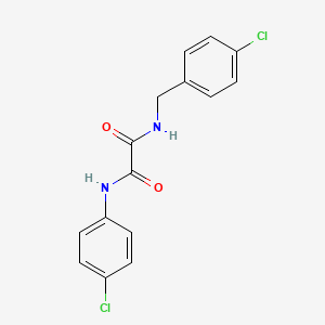 molecular formula C15H12Cl2N2O2 B4954019 N-(4-chlorobenzyl)-N'-(4-chlorophenyl)ethanediamide 
