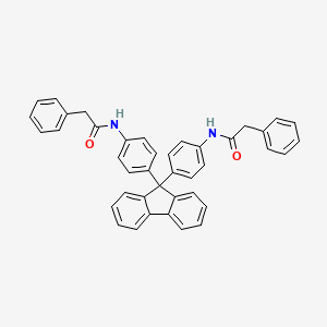 molecular formula C41H32N2O2 B4954236 N,N'-(9H-fluorene-9,9-diyldi-4,1-phenylene)bis(2-phenylacetamide) 