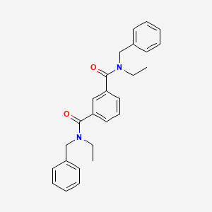 molecular formula C26H28N2O2 B4954489 N1,N3-DIBENZYL-N1,N3-DIETHYLBENZENE-1,3-DICARBOXAMIDE 