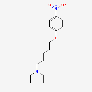 molecular formula C15H24N2O3 B4955272 N,N-diethyl-5-(4-nitrophenoxy)pentan-1-amine 