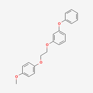 1-[2-(4-methoxyphenoxy)ethoxy]-3-phenoxybenzene