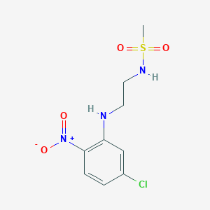 N-{2-[(5-chloro-2-nitrophenyl)amino]ethyl}methanesulfonamide