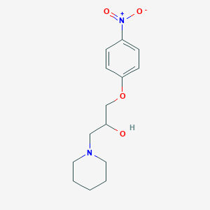 molecular formula C14H20N2O4 B4956504 1-(4-nitrophenoxy)-3-(piperidin-1-yl)propan-2-ol 