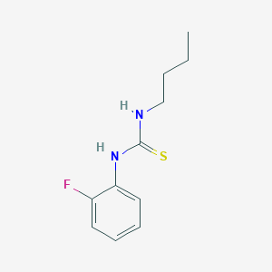 molecular formula C11H15FN2S B4956556 1-Butyl-3-(2-fluorophenyl)thiourea CAS No. 62644-11-5