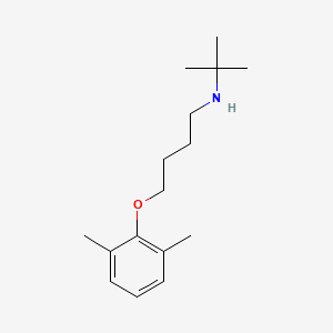 molecular formula C16H27NO B4957060 N-tert-butyl-4-(2,6-dimethylphenoxy)butan-1-amine 