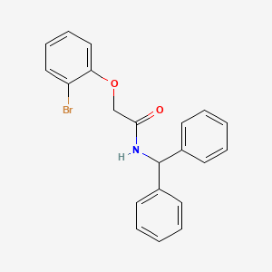molecular formula C21H18BrNO2 B4957658 N-benzhydryl-2-(2-bromophenoxy)acetamide 