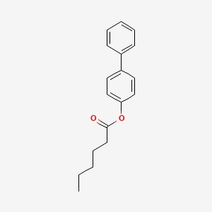 molecular formula C18H20O2 B4957808 (4-phenylphenyl) Hexanoate 