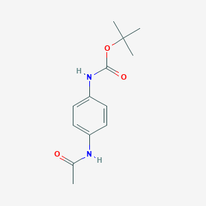 molecular formula C13H18N2O3 B495839 tert-butyl 4-(acetylamino)phenylcarbamate 
