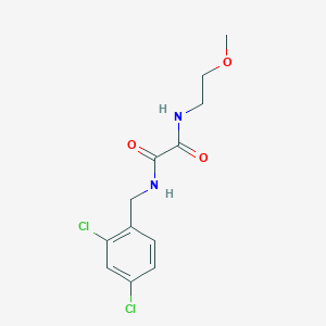 molecular formula C12H14Cl2N2O3 B4958710 N'-[(2,4-dichlorophenyl)methyl]-N-(2-methoxyethyl)oxamide 