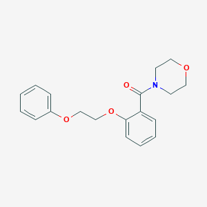 B495970 4-[2-(2-Phenoxyethoxy)benzoyl]morpholine CAS No. 881575-74-2