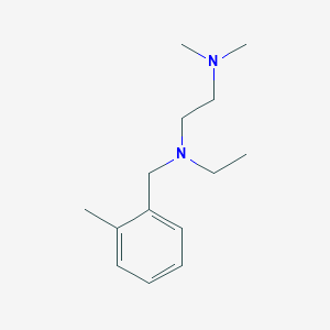 molecular formula C14H24N2 B4959751 N'-ethyl-N,N-dimethyl-N'-[(2-methylphenyl)methyl]ethane-1,2-diamine 
