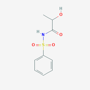 B4961151 2-hydroxy-N-(phenylsulfonyl)propanamide CAS No. 5611-43-8