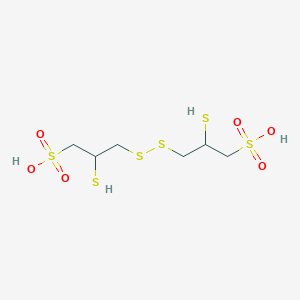 molecular formula C6H14O6S6 B049616 Unithiol disulfide CAS No. 115681-29-3