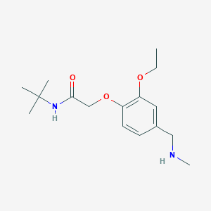 molecular formula C16H26N2O3 B496173 N-tert-butyl-2-[2-ethoxy-4-(methylaminomethyl)phenoxy]acetamide CAS No. 861508-16-9