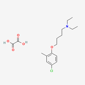 molecular formula C17H26ClNO5 B4961966 4-(4-chloro-2-methylphenoxy)-N,N-diethylbutan-1-amine;oxalic acid 