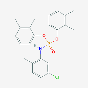 molecular formula C23H25ClNO3P B4962215 N-bis(2,3-dimethylphenoxy)phosphoryl-5-chloro-2-methylaniline 
