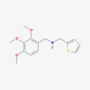 molecular formula C15H19NO3S B496242 N-(2-thienylmethyl)-N-(2,3,4-trimethoxybenzyl)amine 