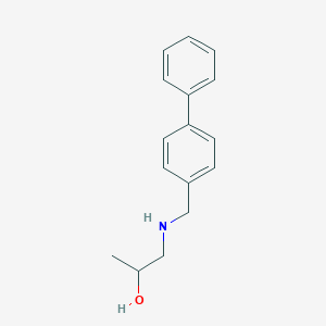 molecular formula C16H19NO B496244 1-({[1,1'-BIPHENYL]-4-YLMETHYL}AMINO)PROPAN-2-OL 