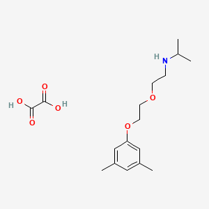 molecular formula C17H27NO6 B4962890 N-[2-[2-(3,5-dimethylphenoxy)ethoxy]ethyl]propan-2-amine;oxalic acid 