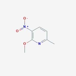 molecular formula C7H8N2O3 B049633 2-Methoxy-6-methyl-3-nitropyridine CAS No. 112163-03-8
