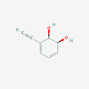 molecular formula C8H8O2 B049637 (1S,2R)-3-Ethynylcyclohexa-3,5-diene-1,2-diol CAS No. 114763-29-0