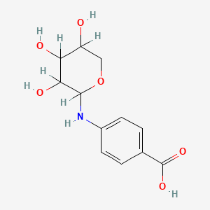 molecular formula C12H15NO6 B4964000 N-p-Carboxyphenyl-D-xylosylamine CAS No. 10396-71-1