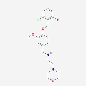 molecular formula C21H26ClFN2O3 B496414 GLP-1R modulator C16 