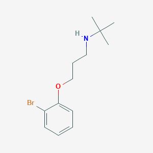 molecular formula C13H20BrNO B4964329 N-[3-(2-bromophenoxy)propyl]-2-methylpropan-2-amine 