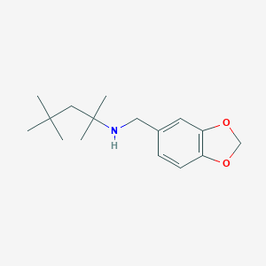 N-(1,3-benzodioxol-5-ylmethyl)-2,4,4-trimethylpentan-2-amine