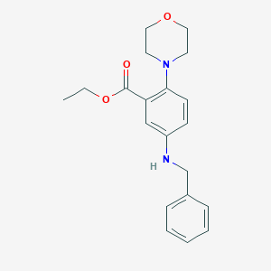 Ethyl 5-(benzylamino)-2-(4-morpholinyl)benzoate