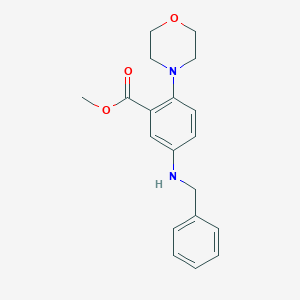 Methyl 5-(benzylamino)-2-morpholin-4-ylbenzoate