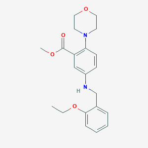 Methyl 5-[(2-ethoxybenzyl)amino]-2-(4-morpholinyl)benzoate
