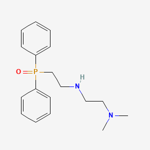molecular formula C18H25N2OP B4964565 N'-[2-(diphenylphosphoryl)ethyl]-N,N-dimethylethane-1,2-diamine CAS No. 5840-18-6