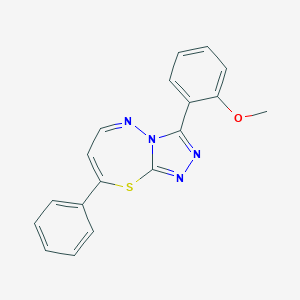 3-(2-Methoxyphenyl)-8-phenyl[1,2,4]triazolo[3,4-b][1,3,4]thiadiazepine