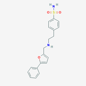 4-(2-{[(5-Phenylfuran-2-yl)methyl]amino}ethyl)benzenesulfonamide
