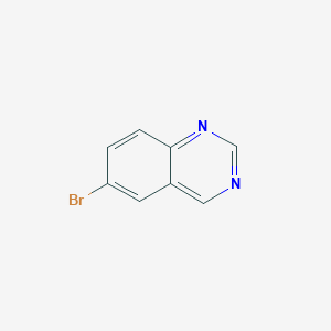 molecular formula C8H5BrN2 B049647 6-溴喹唑啉 CAS No. 89892-21-7