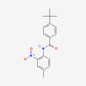 B4964735 4-tert-butyl-N-(4-methyl-2-nitrophenyl)benzamide CAS No. 5533-31-3