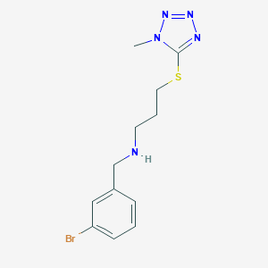 N-(3-bromobenzyl)-N-{3-[(1-methyl-1H-tetrazol-5-yl)thio]propyl}amine