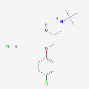 molecular formula C13H21Cl2NO2 B4965205 1-(tert-butylamino)-3-(4-chlorophenoxy)propan-2-ol;hydrochloride 