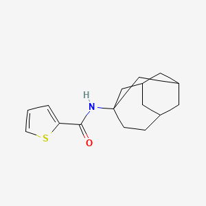 molecular formula C16H21NOS B4965219 N-(3-tricyclo[4.3.1.13,8]undecanyl)thiophene-2-carboxamide 