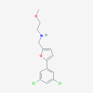N-{[5-(3,5-dichlorophenyl)-2-furyl]methyl}-2-methoxyethanamine