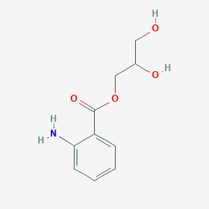 molecular formula C10H13NO4 B049653 Glyceryl 1-(2-aminobenzoate) CAS No. 71574-35-1