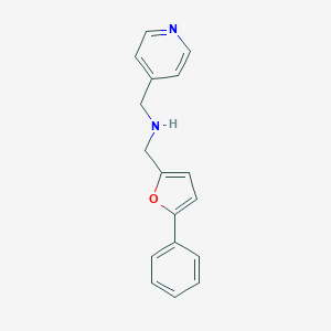 N-[(5-phenyl-2-furyl)methyl]-N-(4-pyridinylmethyl)amine