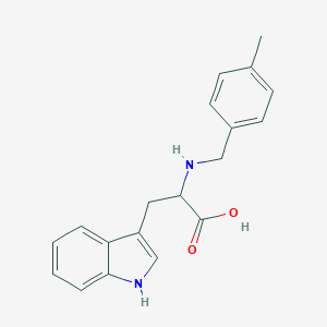 molecular formula C19H20N2O2 B496534 N-(4-methylbenzyl)tryptophan 