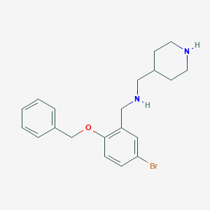 N-[2-(benzyloxy)-5-bromobenzyl]-N-(4-piperidinylmethyl)amine