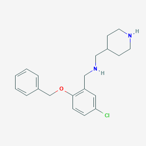 N-[2-(benzyloxy)-5-chlorobenzyl]-N-(4-piperidinylmethyl)amine