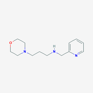 molecular formula C13H21N3O B496538 3-morpholin-4-yl-N-(pyridin-2-ylmethyl)propan-1-amine CAS No. 892594-28-4