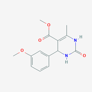 molecular formula C14H16N2O4 B4965395 Methyl 4-(3-methoxyphenyl)-6-methyl-2-oxo-1,2,3,4-tetrahydropyrimidine-5-carboxylate 