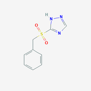 molecular formula C9H9N3O2S B496545 3-(benzylsulfonyl)-1H-1,2,4-triazole CAS No. 29982-79-4